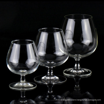 Haonai Short stem Brandy Snifter Glasses--Liquor Glass Bar Cups